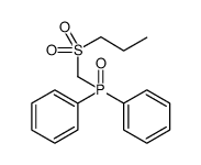 Phosphine oxide, diphenyl[(propylsulfonyl)methyl]结构式