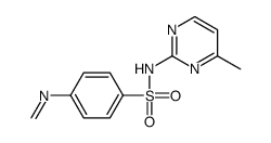 p-(methyleneamino)-N-(4-methyl-2-pyrimidyl)benzenesulphonamide structure