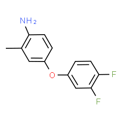 4-(3,4-二氟苯氧基)-2-甲基苯胺结构式