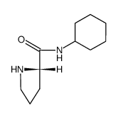 (S)-N-cyclohexyl-pyrrolidine-2-carboxamide Structure