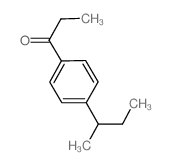 1-(4-仲丁基苯基)-1-丙酮结构式
