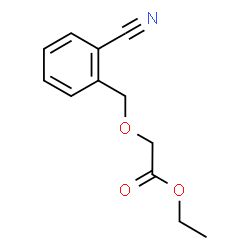 Acetic acid, 2-[(2-cyanophenyl)Methoxy]-, ethyl ester Structure
