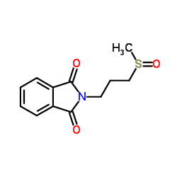 2-(3-(甲亚磺酰基)丙基)异吲哚啉-1,3-二酮结构式