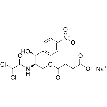 琥珀酸钠氯霉素结构式