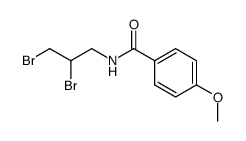 4-methoxy-benzoic acid-(2,3-dibromo-propylamide) Structure