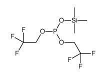 bis(2,2,2-trifluoroethyl) trimethylsilyl phosphite Structure