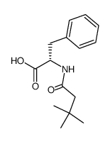 (S)-2-(3,3-dimethylbutanamido)-3-phenylpropanoic acid结构式
