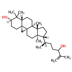 (3β,9β)-9,19-Cyclolanost-25-ene-3,24-diol structure