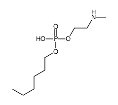 hexyl 2-(methylazaniumyl)ethyl phosphate Structure