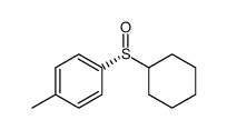 (R)-p-tolyl cyclohexyl sulfoxide Structure