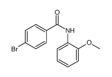 4-Bromo-N-(2-methoxyphenyl)benzamide结构式