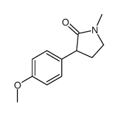 3-(4-methoxyphenyl)-1-methylpyrrolidin-2-one Structure
