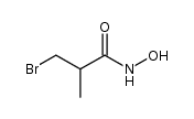 β-bromo-isobutyrohydroxamic acid Structure