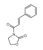 3-(((E)-3-苯基-2-丙烯酰基)-1,3-噁唑烷-2-结构式