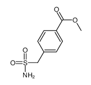 methyl 4-(sulfamoylmethyl)benzoate Structure