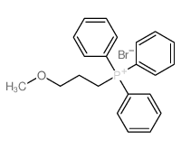 (3-甲氧基丙基)三苯基溴化膦结构式