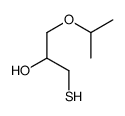 1-propan-2-yloxy-3-sulfanylpropan-2-ol结构式