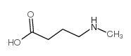 4-(甲基氨基)丁酸结构式