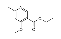 4-methoxy-6-methyl-nicotinic acid ethyl ester结构式