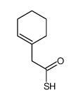 2-(cyclohexen-1-yl)ethanethioic S-acid结构式