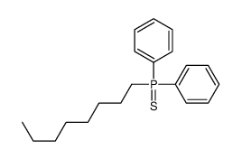 octyl-diphenyl-sulfanylidene-λ5-phosphane结构式