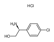 (2S)-2-AMINO-2-(4-CHLOROPHENYL)ETHANOL HCL Structure