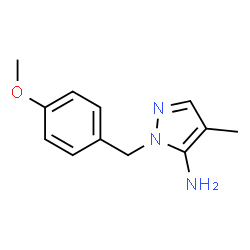 1-(4-Methoxybenzyl)-4-methyl-1H-pyrazol-5-amine Structure