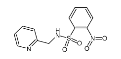 N-(2-nitrobenzenesulfonyl)-2-(aminomethyl)pyridine Structure