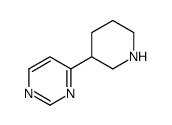 4-(piperidin-3-yl)pyrimidine Structure