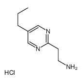 2-(5-propylpyrimidin-2-yl)ethanamine,hydrochloride Structure