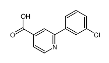2-(3-氯苯基)异烟酸结构式
