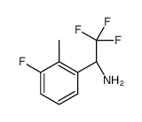 (1S)-2,2,2-trifluoro-1-(3-fluoro-2-methylphenyl)ethanamine Structure