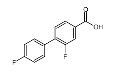 2,4-二氟-[1,1-联苯]-4-羧酸结构式