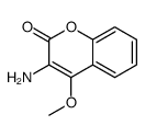 3-amino-4-methoxychromen-2-one Structure