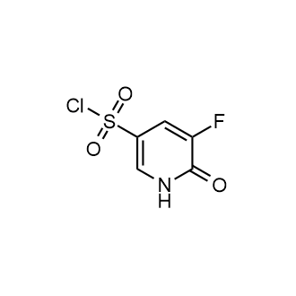 5-氟-1,6-二氢-6-氧代-3-吡啶磺酰氯结构式