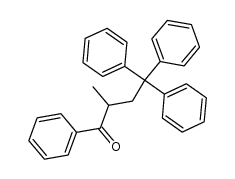 2-Methyl-1,4,4,4-tetraphenyl-1-butanon Structure