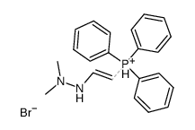(2-(2,2-dimethylhydrazinyl)vinyl)triphenylphosphonium bromide结构式