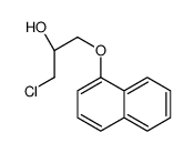(2S)-1-chloro-3-naphthalen-1-yloxypropan-2-ol Structure
