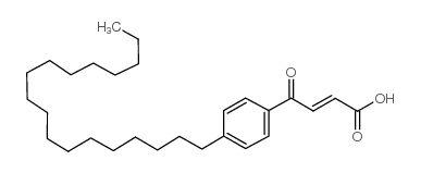 4-(4-octadecylphenyl)-4-oxobut-2-enoic acid结构式
