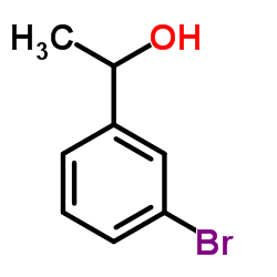 1-(3-Bromophenyl)ethanol Structure