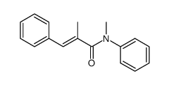 (2E)-N,2-dimethyl-N,3-diphenylacrylamide Structure