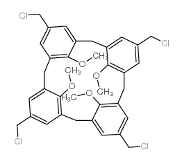 p-Chloromethyl-methoxy-calix[4]arene Structure