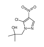 1-(5-氯-4-硝基-1H-吡唑-1-基)-2-甲基丙烷-2-醇结构式
