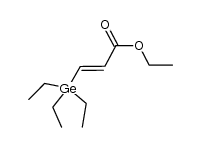 ethyl (E)-3-triethylgermylacrylate Structure