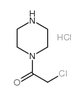 1-(2-氯-乙酰基)-哌嗪盐酸盐结构式