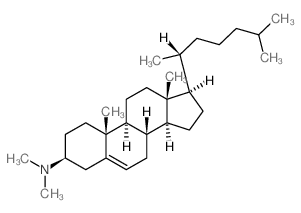 Cholest-5-en-3-amine,N,N-dimethyl-, (3b)-(9CI) structure