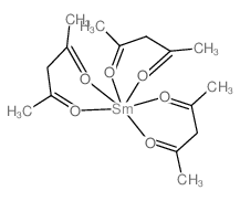 Samarium,tris(2,4-pentanedionato-kO2,kO4)-, (OC-6-11)- structure