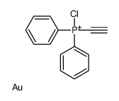 chloro-ethynyl-diphenylphosphanium,gold结构式