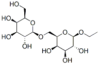 .beta.-D-Galactopyranoside, ethyl 6-O-.beta.-D-galactopyranosyl- Structure