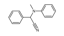 α-(N-methylanilino)-α-phenylacetonitrile Structure